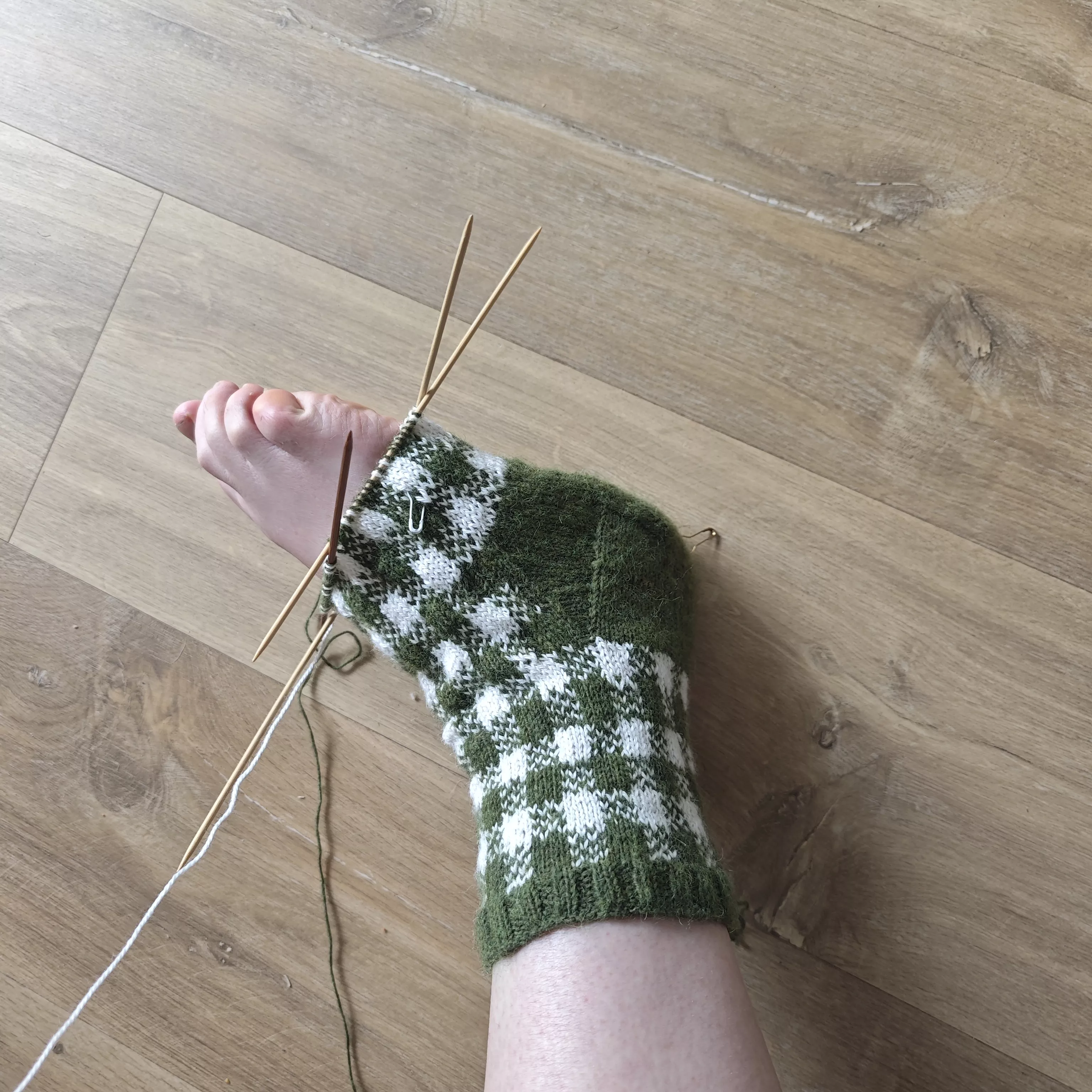 Tweed socks Terrifknits WIP