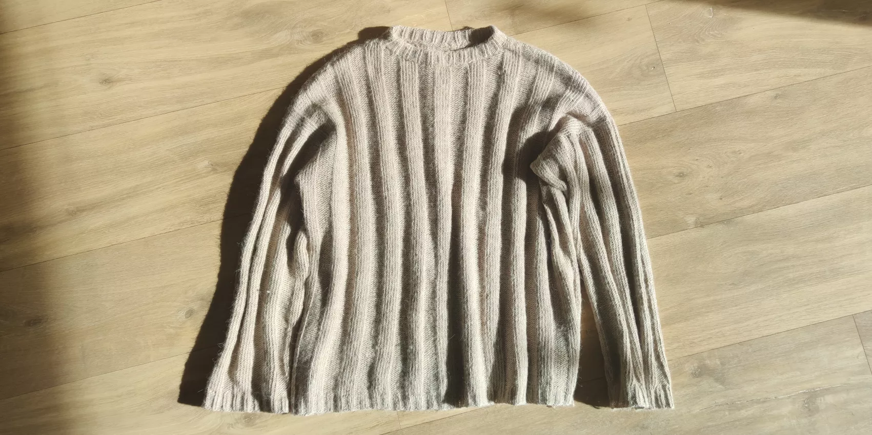 Wide ribbed sweater Terrifiknits vignette